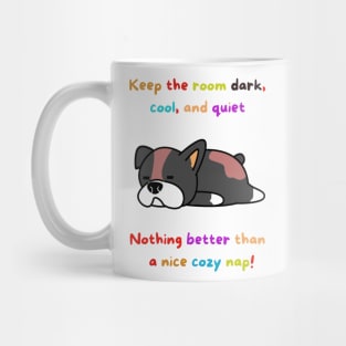 NICE COZY NAP DOG DESIGN Mug